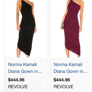 Norma Kamali One-Shoulder Dress - brief camal colour
